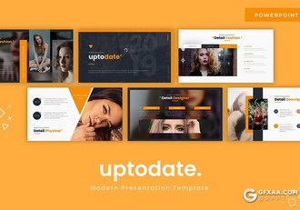 30页国外时尚服装展示模特写真展示PPT模板5种主题配色 - 顶尖PPT