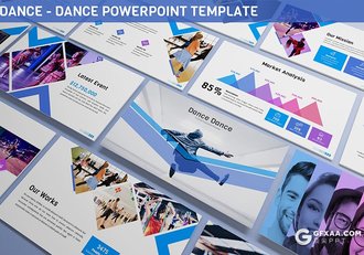 30页创意三角图形版式设计紫色时尚流行风格PPT模板 - 顶尖PPT