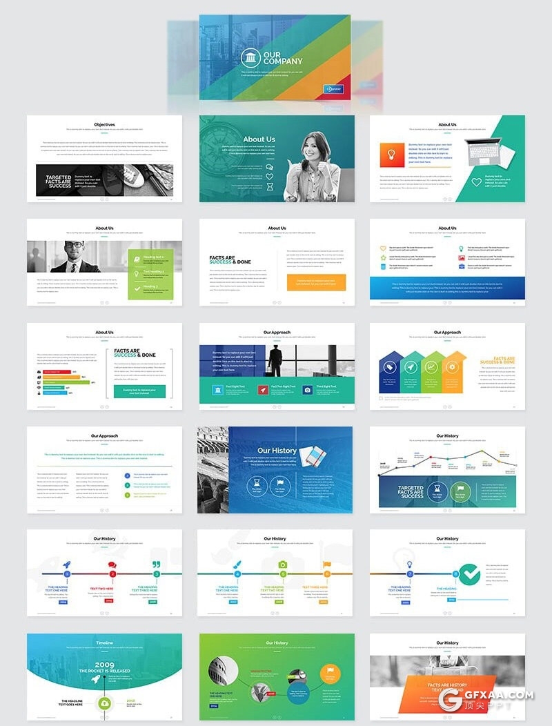 100多页国外高端计划书企业公司介绍总结keynote模板 - 顶尖PPT