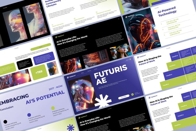 人工智能业务发展PPT模板 - 顶尖PPT