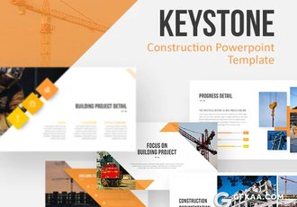60页国外高端项目展示工程建筑工程施工项目报告工作总结PPT模板10种主题配色 - 顶尖PPT