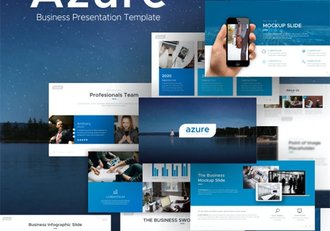 55页国外高端商务企业介绍项目展示年终计划总结PPT模板10种主题配色 - 顶尖PPT