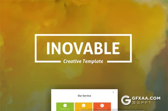 60页国外彩色高端商务多用途PPT模板10种主题配色 - 顶尖PPT