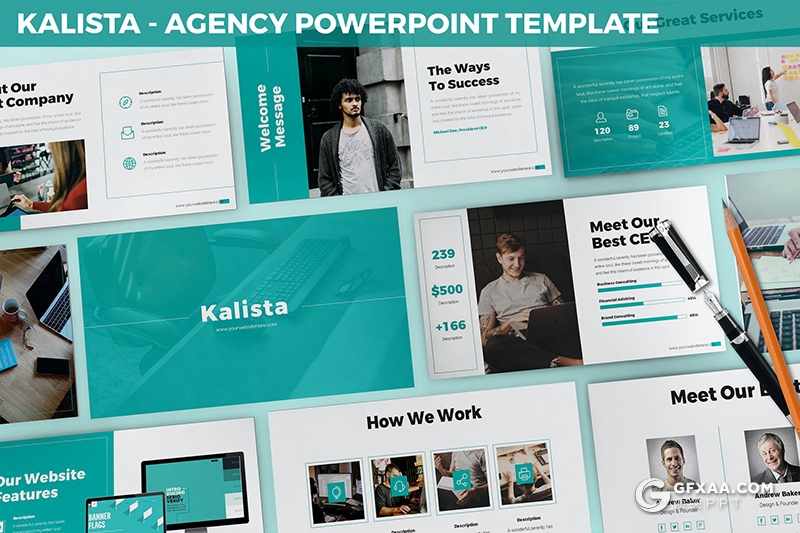 30页企业团队介绍项目报告年终总计新年新计划PPT模板3种主题配色 - 顶尖PPT