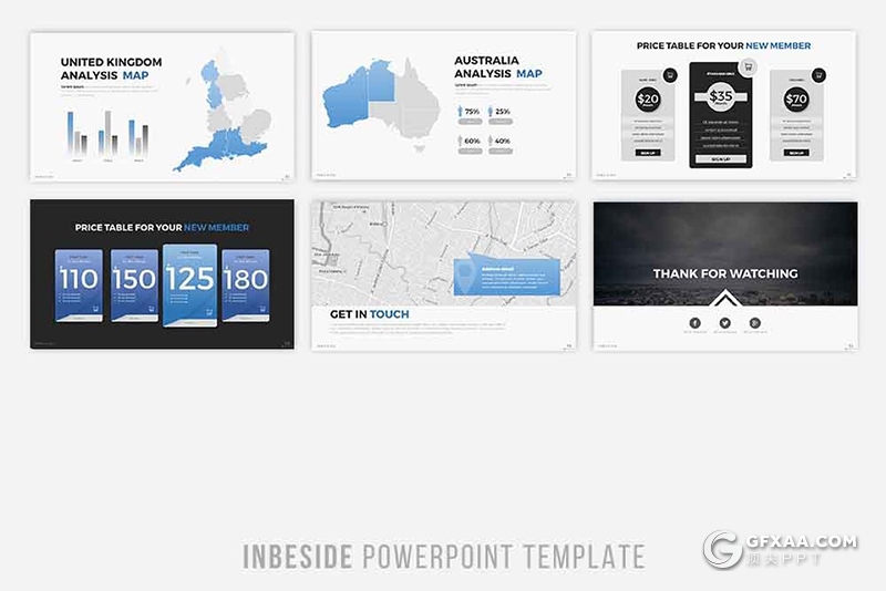 55页国外商务风格企业介绍工作总结项目规划投资PPT模板6种主题配色 - 顶尖PPT