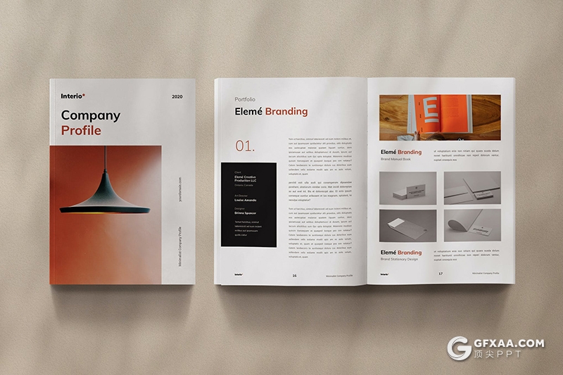 A4尺寸公司介绍宣传PPT画册模板 - 顶尖PPT