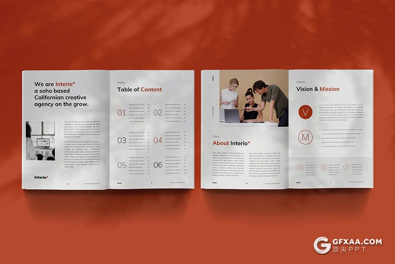 A4尺寸公司介绍宣传PPT画册模板 - 顶尖PPT