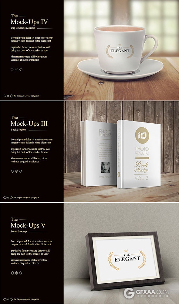 94页高贵典雅金色顶尖商务PPT模板 - 顶尖PPT