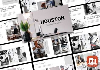 30页扁平化极简公司团队内部介绍项目合作多用途PPT模板 - 顶尖PPT