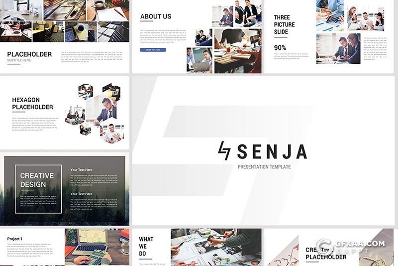 75页国外风格企业公司介绍年终工作总结汇报多用途PPT模板6种主题配色 - 顶尖PPT