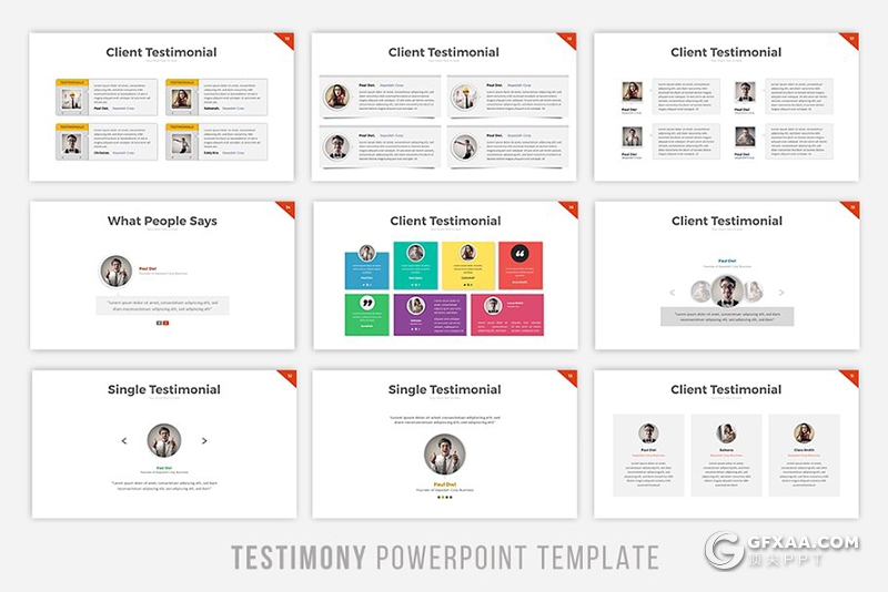 23页国外风格团队人员介绍人物名言证词PPT模板 - 顶尖PPT
