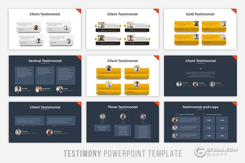 23页国外风格团队人员介绍人物名言证词PPT模板 - 顶尖PPT