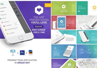 手机平板电脑移动端APP软件产品宣传介绍推广keynote动画模板 - 顶尖PPT