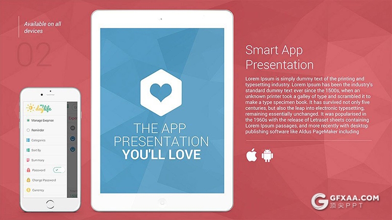 手机平板电脑移动端APP软件产品宣传介绍推广keynote动画模板 - 顶尖PPT