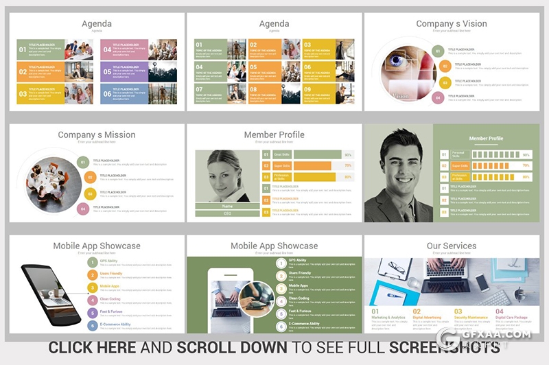 375页国外商务多用途ppt商务信息图形数据图形图表企业介绍大型PPT模板包含配图90个XML配色 - 顶尖PPT