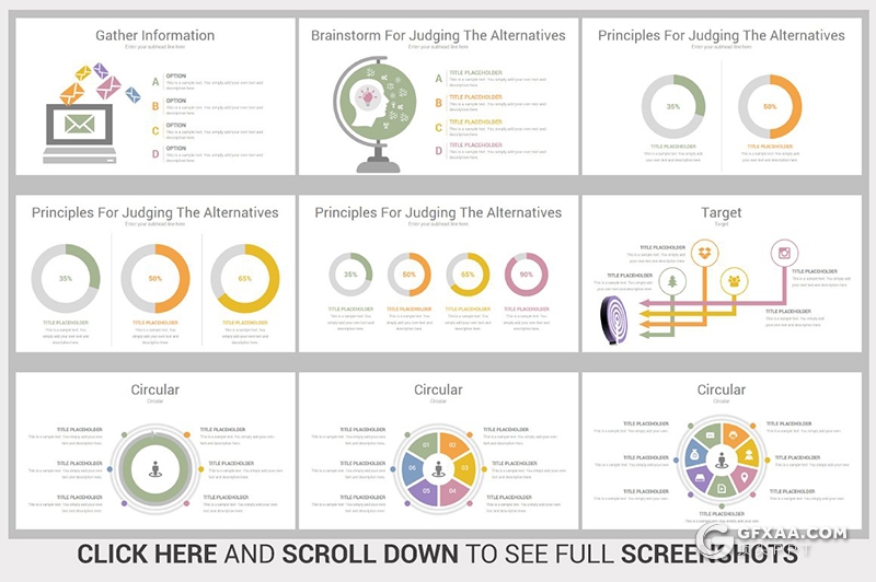375页国外商务多用途ppt商务信息图形数据图形图表企业介绍大型PPT模板包含配图90个XML配色 - 顶尖PPT