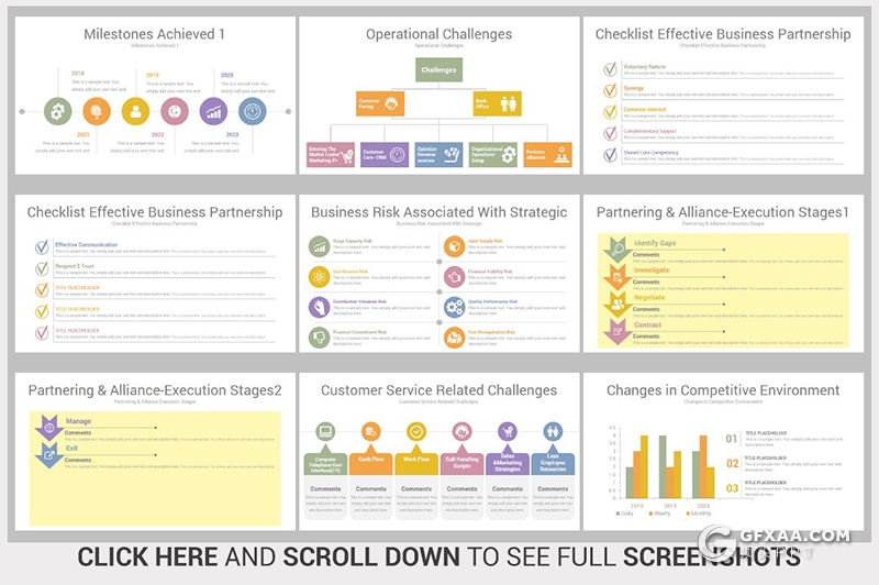 375页国外商务多用途ppt商务信息图形数据图形图表企业介绍大型PPT模板包含配图90个XML配色 - 顶尖PPT