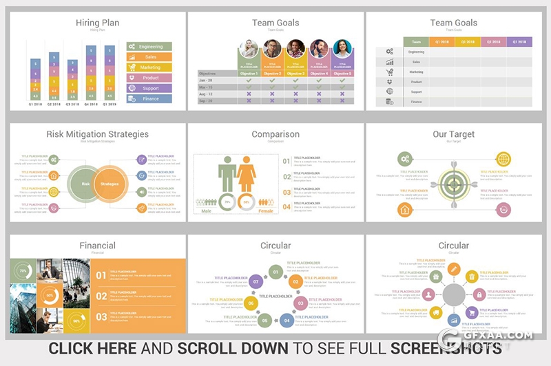 375页国外商务多用途ppt商务信息图形数据图形图表企业介绍大型PPT模板包含配图90个XML配色 - 顶尖PPT