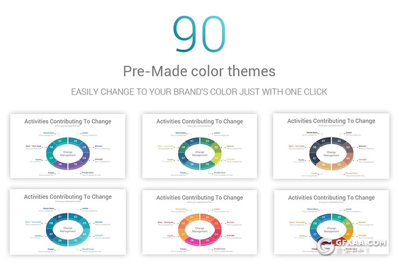 375页国外商务多用途ppt商务信息图形数据图形图表企业介绍大型PPT模板包含配图90个XML配色 - 顶尖PPT