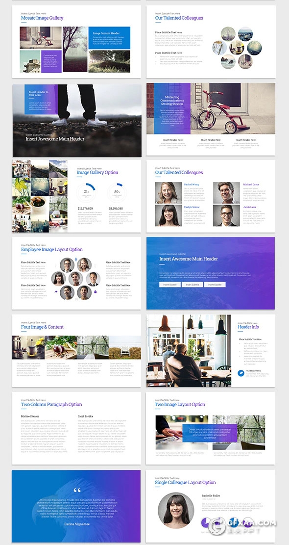 146页国外商务风格年终工作总结企业介绍项目汇报PPT模板 - 顶尖PPT