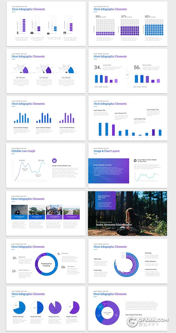 146页国外商务风格年终工作总结企业介绍项目汇报PPT模板 - 顶尖PPT