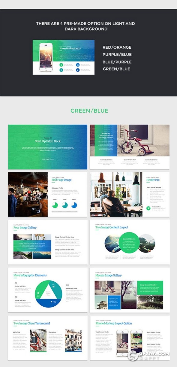 146页国外商务风格年终工作总结企业介绍项目汇报PPT模板 - 顶尖PPT