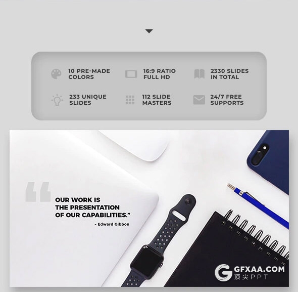 233页大型国外ppt国外公司介绍年终工作总结项目规划商业布局通用PPT模板 - 顶尖PPT