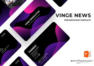 33页精美渐变配色国外商务工作汇报企业布局多用途PPT模板 - 顶尖PPT