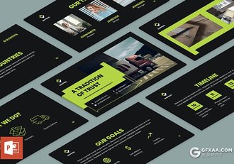 51页扁平化物流行业集装箱行业数据分析业务合作多用途PPT模板 - 顶尖PPT