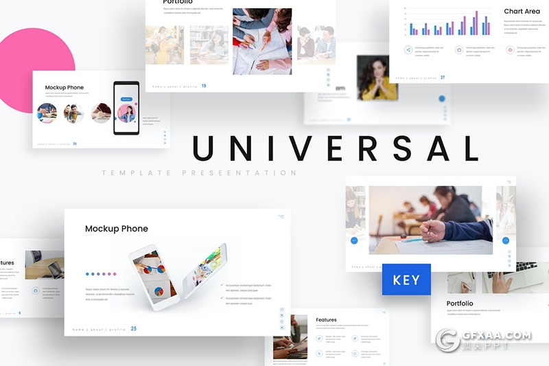 31页教育培训机构宣传介绍大学生活大学介绍keynote模板 - 顶尖PPT