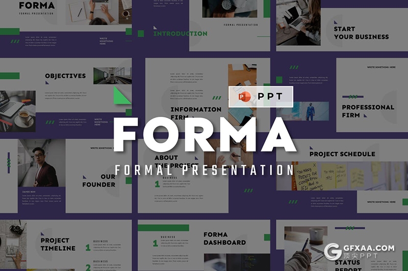 30页扁平化企业团队介绍工作计划总结PPT模板 - 顶尖PPT