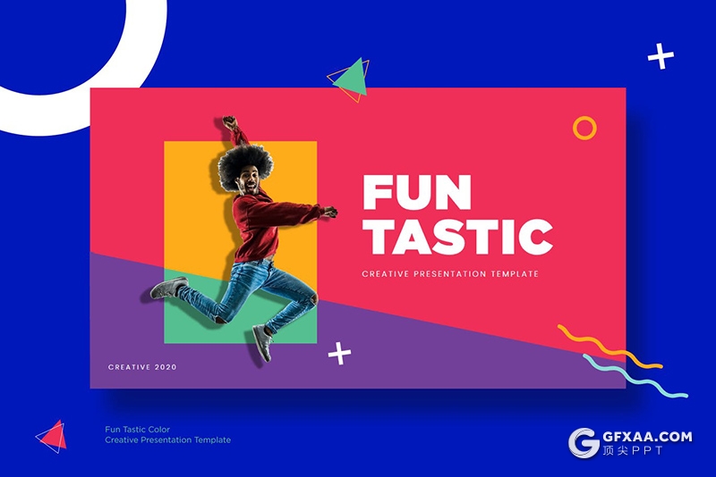 30页国外彩色时尚杂志风格PPT模板 - 顶尖PPT