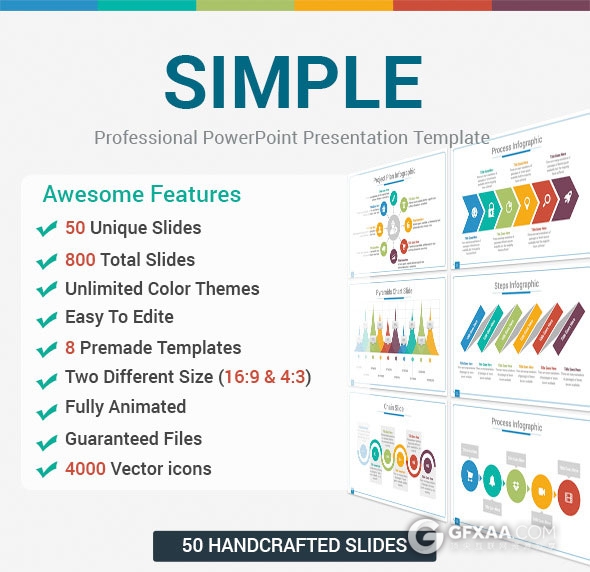 50页商务团队介绍多种图表报告PPT模板 - 顶尖PPT
