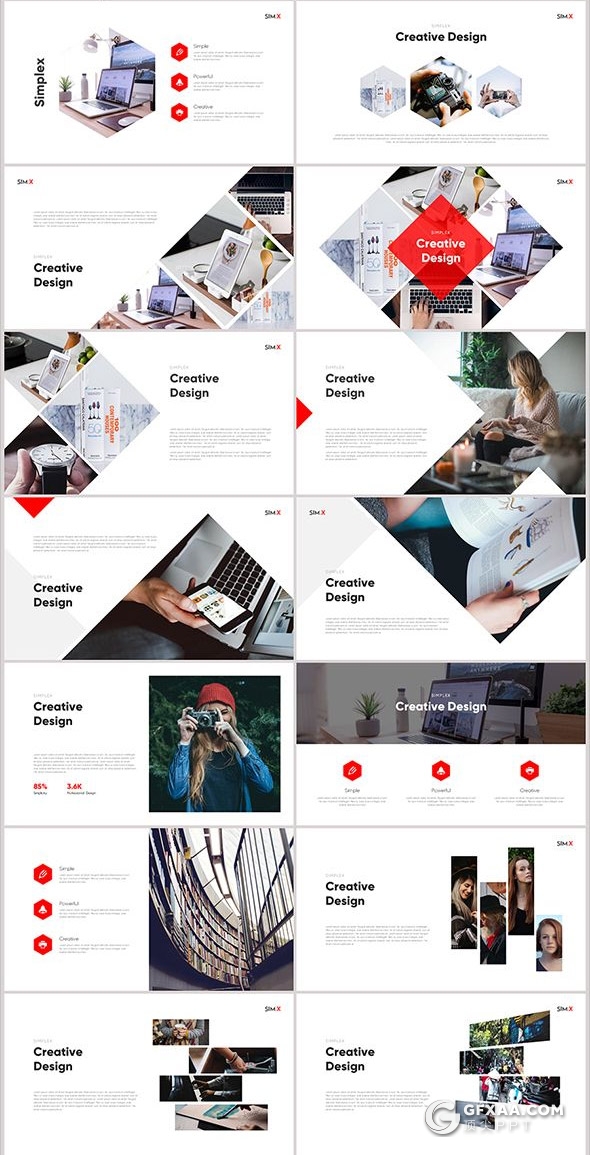 122页红色精美动画国外商务风格企业宣传年终工作计划总结PPT动画模板 - 顶尖PPT