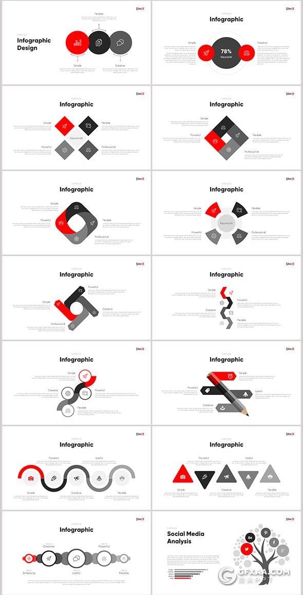 122页红色精美动画国外商务风格企业宣传年终工作计划总结PPT动画模板 - 顶尖PPT