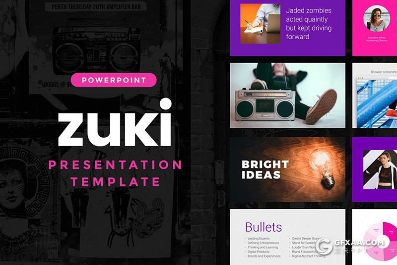 178页彩色简约风格时尚流行风格PPT模板 - 顶尖PPT