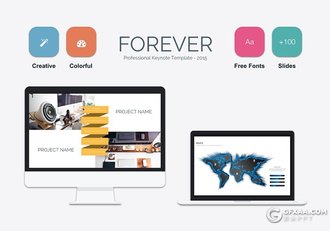 简约大气国外商务企业介绍工作计划总结通用keynote模板 - 顶尖PPT
