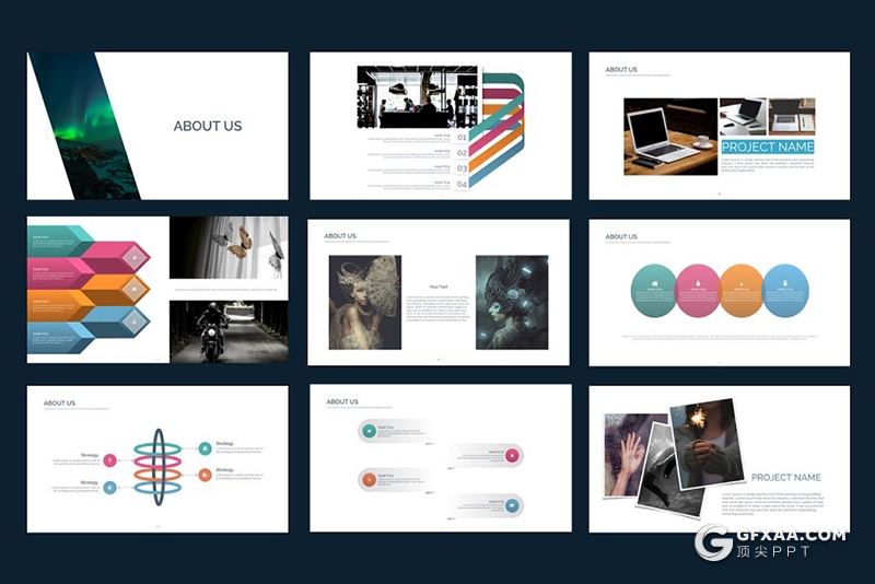 简约大气国外商务企业介绍工作计划总结通用keynote模板 - 顶尖PPT