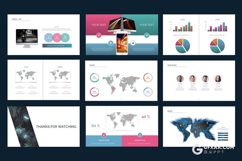 简约大气国外商务企业介绍工作计划总结通用keynote模板 - 顶尖PPT