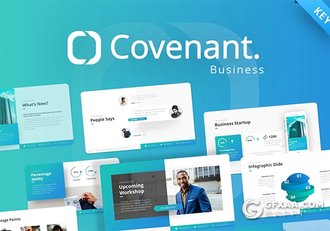 75页国外高端商务年终工作汇报项目介绍多用途keynote模板16种主题配色 - 顶尖PPT