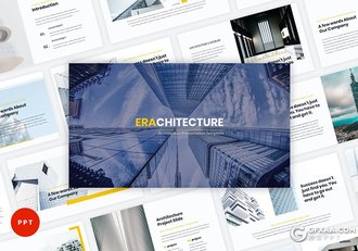 40页国外扁平化简约风格企业公司宣传介绍通用PPT模板 - 顶尖PPT