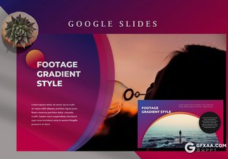 35页精美渐变配色国外简约文艺通用Google slides模板 - 顶尖PPT