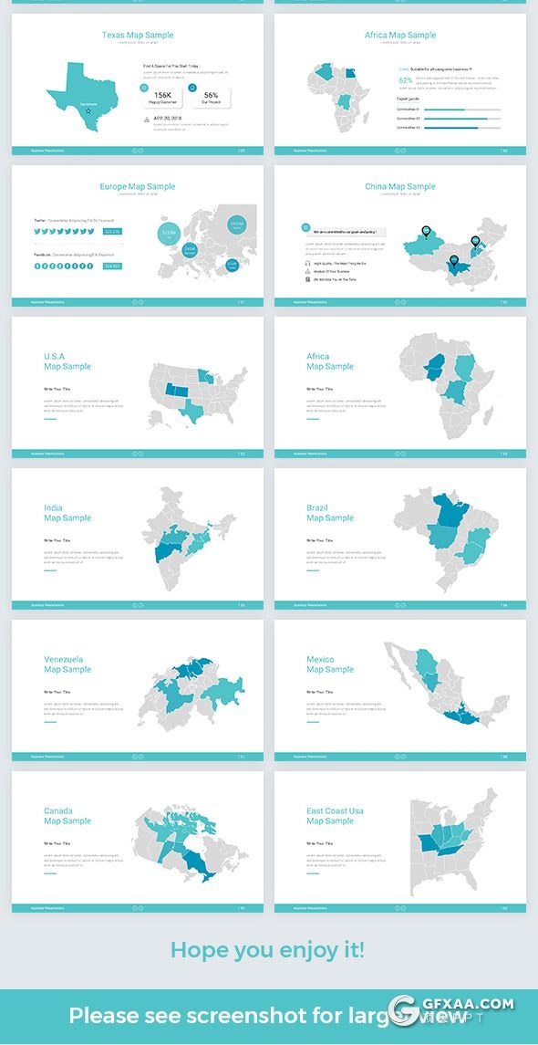 121页国外扁平化商务风格工作计划项目报告总结通用PPT模板5种主题配色 - 顶尖PPT