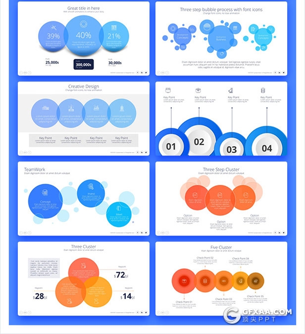 728页国外高端大型商务动画PPT模板 - 顶尖PPT