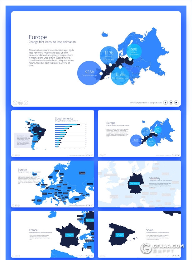 728页国外高端大型商务动画PPT模板 - 顶尖PPT
