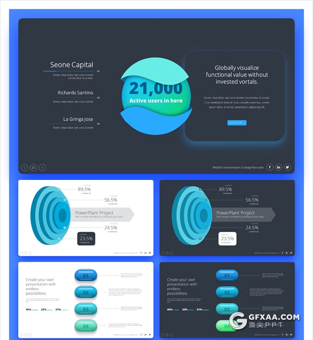 728页国外高端大型商务动画PPT模板 - 顶尖PPT