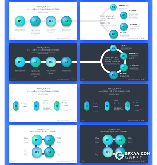 728页国外高端大型商务动画PPT模板 - 顶尖PPT
