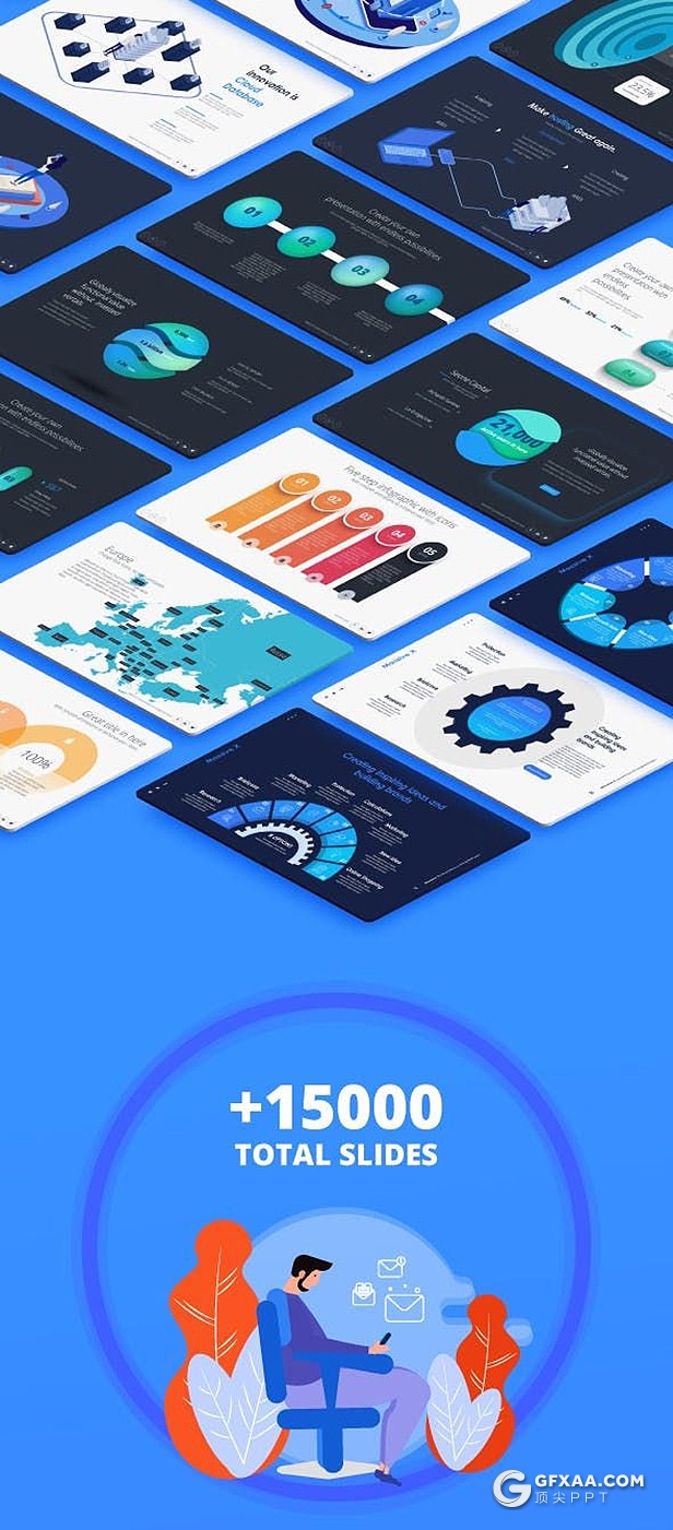 728页国外高端大型商务动画PPT模板 - 顶尖PPT