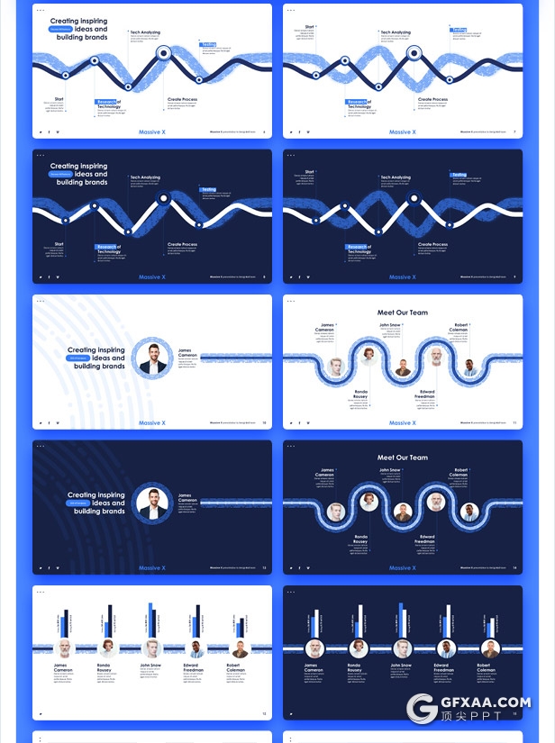 728页国外高端大型商务动画PPT模板 - 顶尖PPT