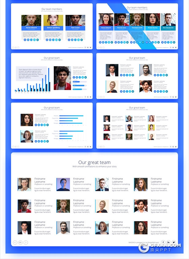 728页国外高端大型商务动画PPT模板 - 顶尖PPT
